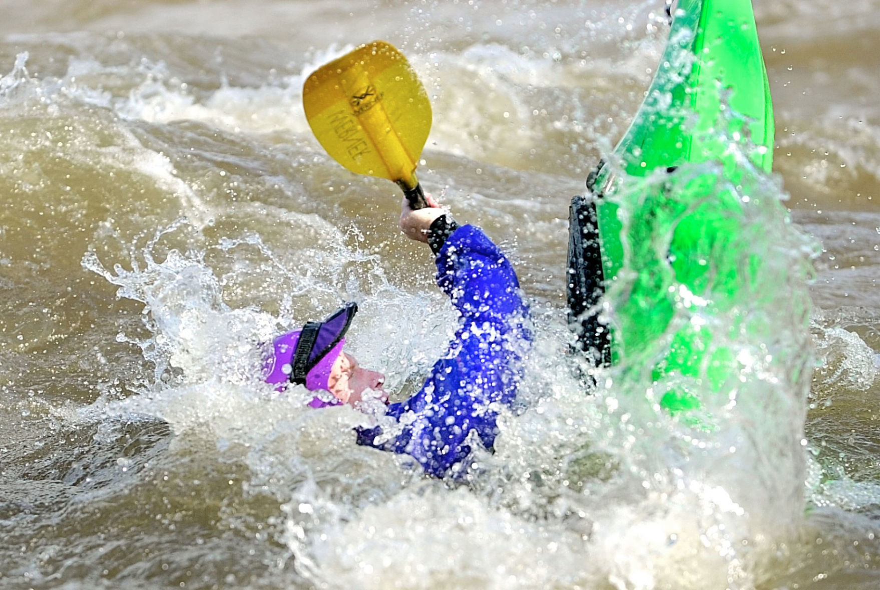 Kayaking areas (that include rapids)